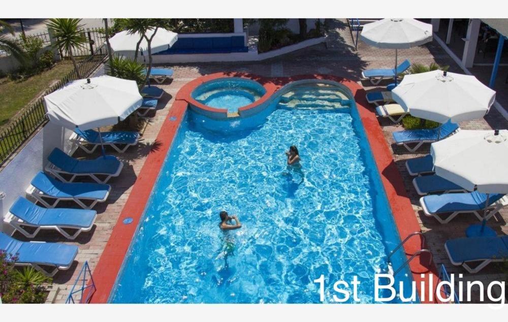 Makedonia Sky Hotel Hanioti Bagian luar foto