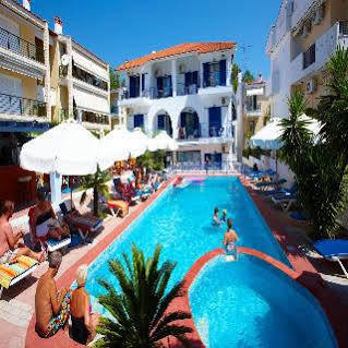 Makedonia Sky Hotel Hanioti Bagian luar foto
